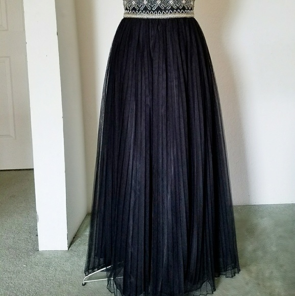 🌸 Black Jovani Prom/ Pageant Dress - Picture 2 of 5